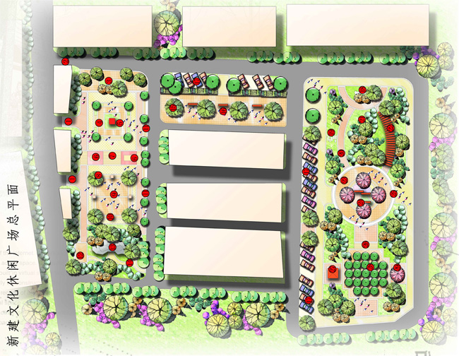 新建迎宾馆景观大道及文化休闲广场景观规划