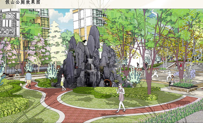 新建迎宾馆景观大道及文化休闲广场景观规划